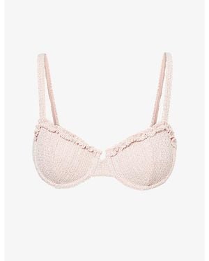 Devon Windsor Ava Underwired Bikini Top - Pink