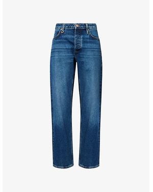 Neuw Ray Straight-Leg Stretch-Denim Jeans - Blue
