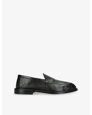Pierre Hardy Noto Leather Loafers - Black