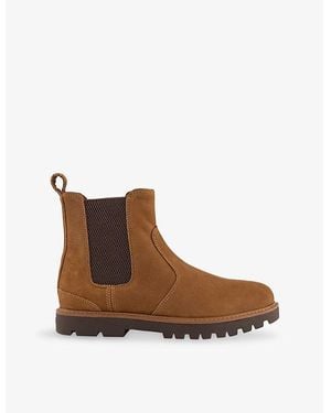 TOMS Griffin Leather Chelsea Boots - Brown