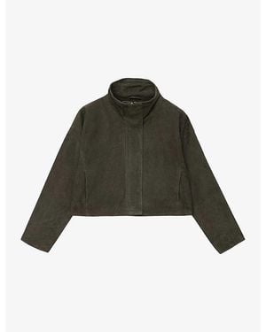 AllSaints Ryder Suede Jacket - Green