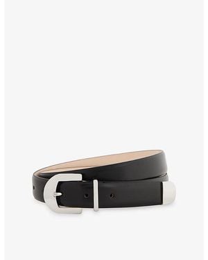DEHANCHE Indus Leather Belt - Black