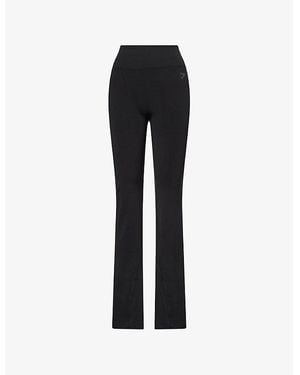 GYMSHARK Soft Sculpt Regular-Fit Flared-Leg Leggings - Black