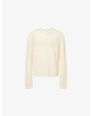 Daily Paper Closed Shield Cotton-Knit Jumper - White
