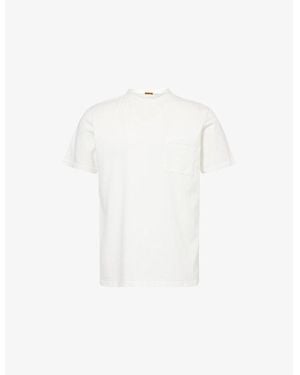 Barena Giro Patch-Pocket Cotton-Jersey T-Shirt - White