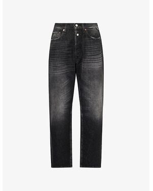 Replay M9Z1 Straight-Leg Denim Jeans - Black