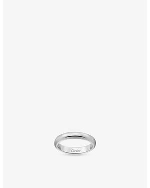 Cartier 1895 Platinum Wedding Ring - White