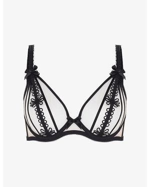 Agent Provocateur Colette Underwired Tulle Bra - Black