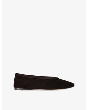 Steve Madden Leni Suede Ballet Flats - Black
