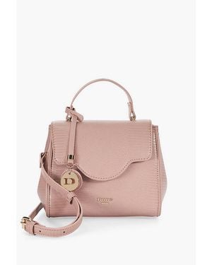 Dune Dassio Small Crocodile-embossed Faux-leather Tote Bag - Pink