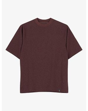 BOGGI Mélange B Tech Piqué-Cotton T-Shirt - Purple