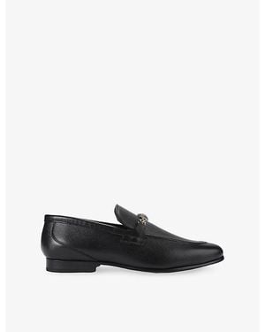 Kurt Geiger Alton Leather Loafers - Black