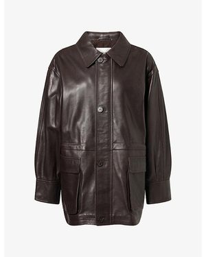 Arma Maeve Leather Jacket - Black