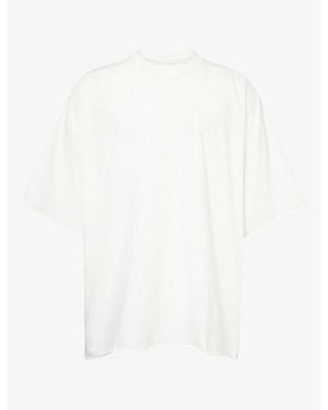 Rick Owens Tommy Oversized Cotton-Jersey T-Shirt - White