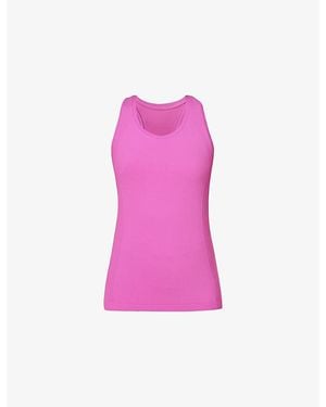 Sweaty Betty Athlete Seamless Workout Woven Vest Top - Pink