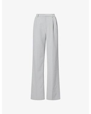 Huishan Zhang Lucian Straight-Leg Woven Trousers - Grey
