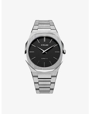 D1 Milano D1-Utbj40 Ultra Thin Stainless-Steel Quartz Watch - Black