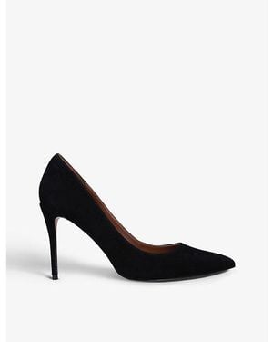 Kurt Geiger Belgravia Suede Courts - Black