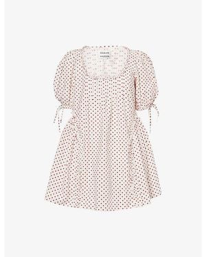 Damson Madder Meri Mini Dress in Blue | Lyst