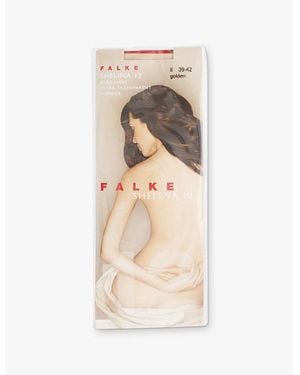 FALKE Shelina 12 Stretch-Woven Tights - Natural