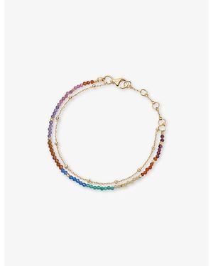 Astley Clarke Fine Biography Ombre 18Ct Vermeil And Gemstone Bracelet - Metallic