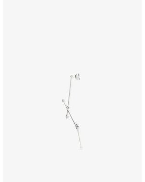 La Maison Du Couturier Myriam Soseilos Kizuna Sterling- Earrings - White