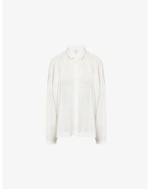 CFCL Lucent Ribbed Cotton-Blend Shirt - White