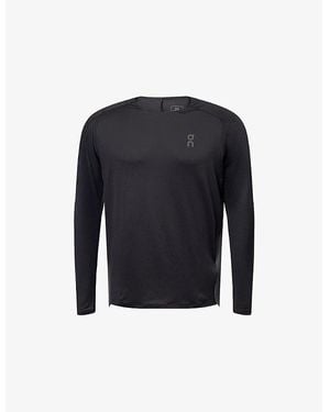 On Shoes Performance Lg-T Stretch-Woven T-Shirt - Blue