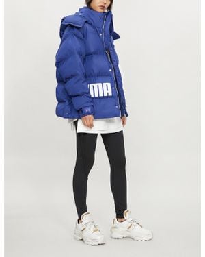 Adererror Puma X Hooded Shell Puffer Jacket - Blue