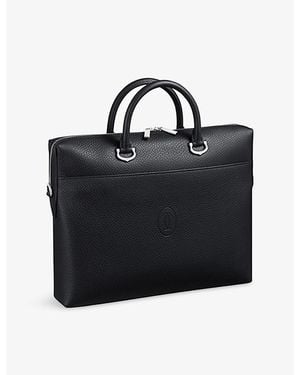 Cartier Small Must De Carter Leather Document Holder - Black