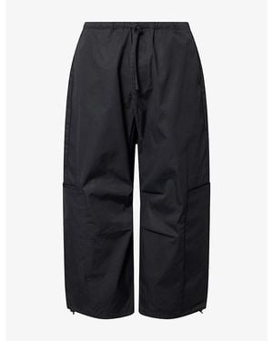 Seventh Sagyo Cotton-Blend Canvas Trousers - Blue