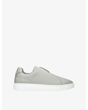Aurélien Aur3 Suede Trainers - White