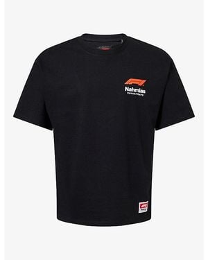NAHMIAS F1 Boxy-Fit Cotton T-Shirt - Black