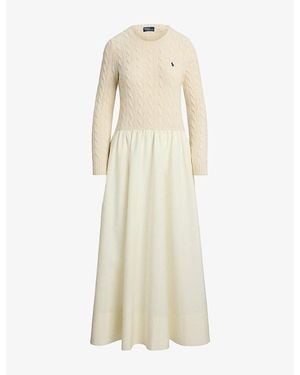 two piece dress set long sleeve White 2-Piece-Off Shoulder Maxi Set