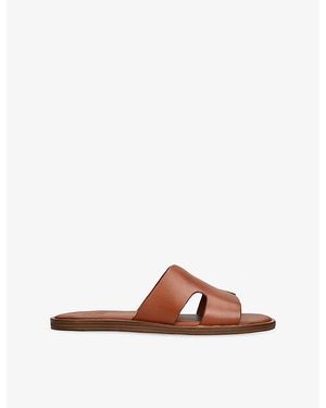 Steve Madden Laincaster Leather Sandals - Brown