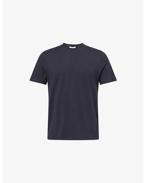 Arne Essential Slim-Fit Cotton-Jersey T-Shirt - Blue