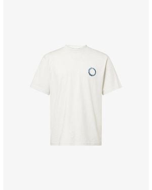 Daily Paper Orbit Drift Graphic-Print Cotton T-Shirt - White