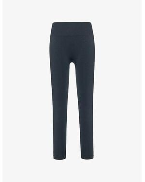 GYMSHARK Everyday Seamless Stretch-Woven Leggings - Blue