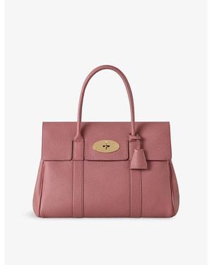 Mulberry Bayswater Heritage Leather Tote Bag - Pink