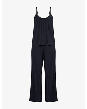 Eberjey Gisele Relaxed Modal-Jersey Pyjama Set - Blue