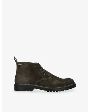 Barbour Maxwell Chukka Suede Boots - Black