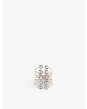 La Maison Du Couturier Ritika Ravi Ivar 18Ct- And 1.77Ct Rose-Cut Sapphire Ring - White