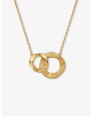 Astley Clarke Raye Link 18Ct Pendant Necklace - Metallic
