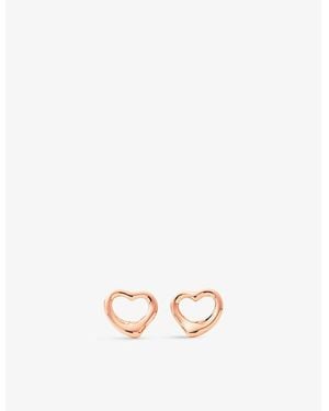 Tiffany & Co. Elsa Peretti Open Heart Earrings - White