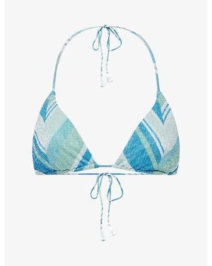 Devon Windsor Winona Bikini Top - Blue