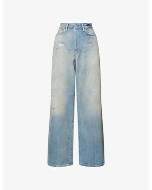 Acne Studios Trafalgar Wide-Leg Denim Jeans - Blue