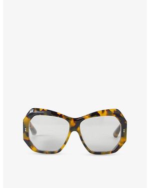 JOSEPH Slima Butterfly-Frame Tortoiseshell Acetate Sunglasses - Multicolour