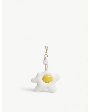 Anya Hindmarch Chubby Egg Leather Bag Charm - Yellow