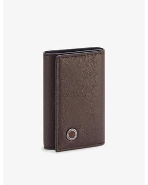 BVLGARI Leather Keyholder - Brown