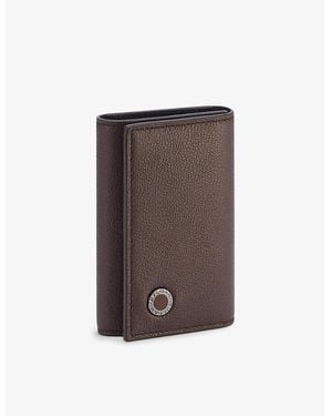 BVLGARI Leather Keyholder - Brown